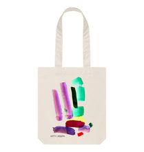 Load image into Gallery viewer, Natural BLUSH WATERCOLOUR TOTE BAG
