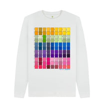 Load image into Gallery viewer, White UNISEX CHROMOLOGY SWEATSHIRT