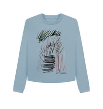 Charger l'image dans la galerie, Stone Blue UNISEX NEUTRAL PASTELS BOXY SWEATER
