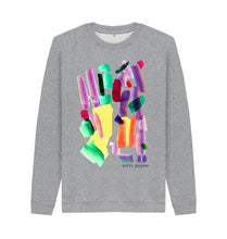 Load image into Gallery viewer, Light Heather UNISEX MULTI INK SWEATSHIRT