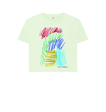 Charger l'image dans la galerie, Pastel Green UNISEX JEWEL PASTELS BOXY TEESHIRT