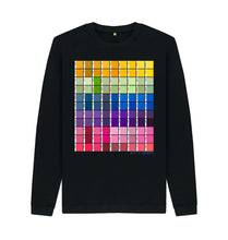 Load image into Gallery viewer, Black UNISEX CHROMOLOGY SWEATSHIRT