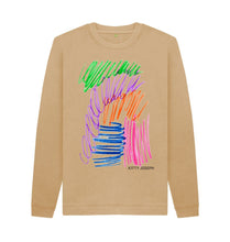 Load image into Gallery viewer, Sand UNISEX FRUIT PASTELS SWEATSHIRT