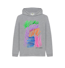 Load image into Gallery viewer, Athletic Grey KIDS UNISEX FRUIT PASTELS HOODY