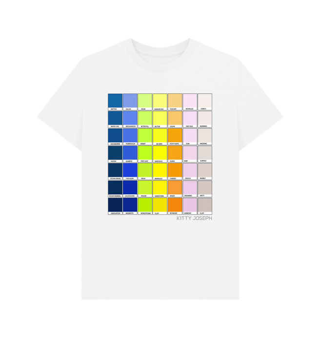 White MULTI CHROMOLOGY TEE