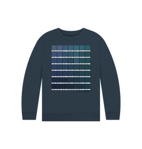 Navy Blue KIDS NAVY CHROMOLOGY SWEATSHIRT