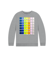 Load image into Gallery viewer, Athletic Grey KIDS MULTI CHROMOLOGY SWEATSHIRT
