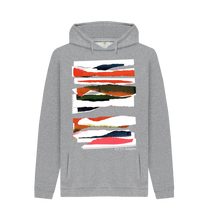 Cargar imagen en el visor de la galería, Light Heather Printed Hoody Front
