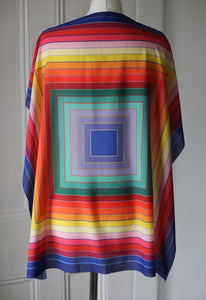 SAMPLE SALE - MYRIAD SQUARE SCARF (BLUES)