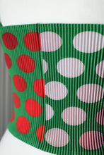 Load image into Gallery viewer, SAMPLE SALE | PLEATED POLKA TOP (GREEN)
