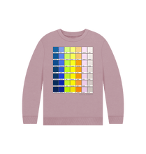 Load image into Gallery viewer, Mauve KIDS MULTI CHROMOLOGY SWEATSHIRT
