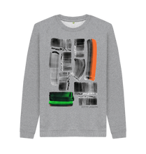 Cargar imagen en el visor de la galería, Light Heather Printed Sweater Front
