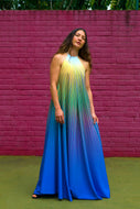 RENTAL - HALÕS HALTER DRESS