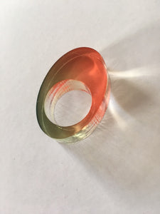 SAMPLE SALE - PERSPEX 'JELLY RING'
