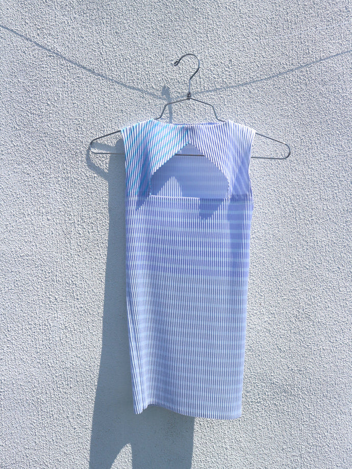 SAMPLE SALE | PLEATED TRIAD TOP (PASTEL)
