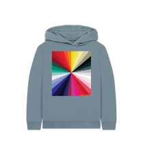 Load image into Gallery viewer, Stone Blue KIDS CHROMA HOODY
