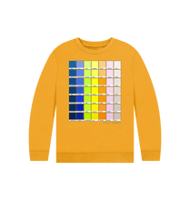 Load image into Gallery viewer, Mustard KIDS MULTI CHROMOLOGY SWEATSHIRT
