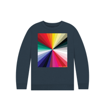 Load image into Gallery viewer, Navy Blue KIDS CHROMA SWEATSHIRT
