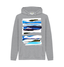 Cargar imagen en el visor de la galería, Light Heather Printed Hoody Front
