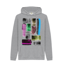 Cargar imagen en el visor de la galería, Light Heather Printed Hoody Front
