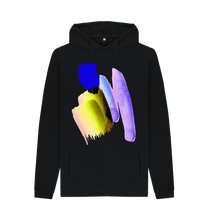 Load image into Gallery viewer, Black Printed Hoody Front

