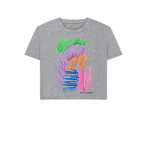 Cargar imagen en el visor de la galería, Athletic Grey Printed T-shirt Front
