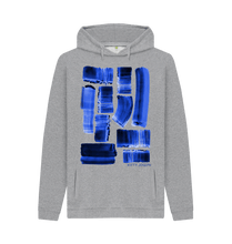 Cargar imagen en el visor de la galería, Light Heather Printed Hoody Front
