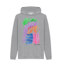 Cargar imagen en el visor de la galería, Light Heather Printed Hoody Front
