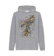 Cargar imagen en el visor de la galería, Light Heather Printed Hoody Front
