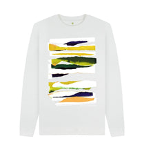 Cargar imagen en el visor de la galería, White UNISEX DAWN CLOUD COLLAGE SWEATSHIRT
