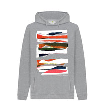 Cargar imagen en el visor de la galería, Light Heather UNISEX SUNSET CLOUD COLLAGE HOODY
