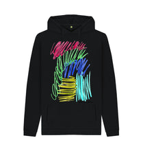 Cargar imagen en el visor de la galería, Black UNISEX JEWEL PASTELS HOODY
