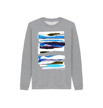 Load image into Gallery viewer, Athletic Grey KIDS UNISEX MIDDAY CLOUD COLLAGE SWEATSHIRT
