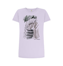 Load image into Gallery viewer, Violet UNISEX NEUTRAL PASTEL TEESHIRT DRESS
