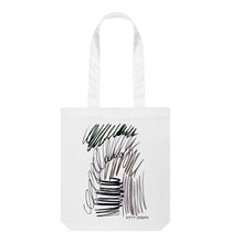 Load image into Gallery viewer, White NEUTRAL PASTELS TOTE BAG
