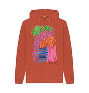 Rust UNISEX FRUIT PASTELS HOODY