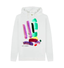 Load image into Gallery viewer, White UNISEX INK 1 HOODY
