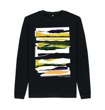 Cargar imagen en el visor de la galería, Black UNISEX DAWN CLOUD COLLAGE SWEATSHIRT
