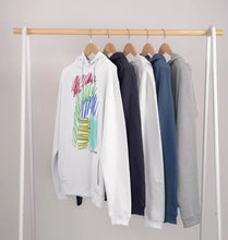 Cargar imagen en el visor de la galería, SUDADERA UNISEX CON CAPUCHA TONOS PASTEL
