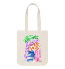Load image into Gallery viewer, Natural FRUIT PASTELS TOTE BAG
