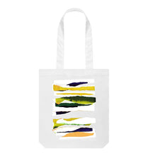 Load image into Gallery viewer, White DAWN CLOUD COLLAGE TOTE BAG
