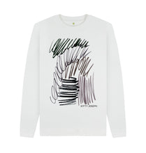 Load image into Gallery viewer, White UNISEX NEUTRAL PASTELS SWEATER
