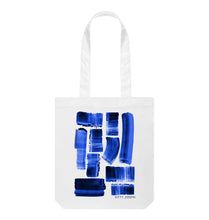 Load image into Gallery viewer, White INK STRIPES TOTE BAG

