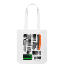 Load image into Gallery viewer, White BLACK INK TOTE BAG
