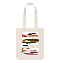 Load image into Gallery viewer, Natural SUNSET CLOUD COLLAGE TOTE BAG
