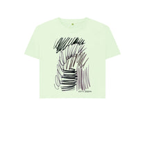 Load image into Gallery viewer, Pastel Green UNISEX NEUTRAL PASTEL BOXY TEESHIRT

