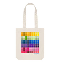 Load image into Gallery viewer, Natural CHROMOLOGY TOTE BAG
