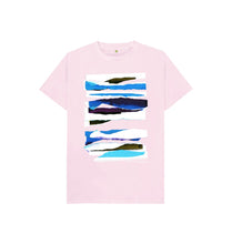 Load image into Gallery viewer, Pink UNISEX KIDS MIDDAY CLOUD COLLAGE TEESHIRT
