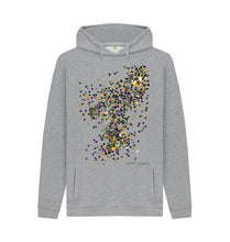 Cargar imagen en el visor de la galería, Light Heather UNISEX GOLD GLITTER HOODY
