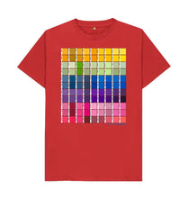 Load image into Gallery viewer, Red UNISEX CHROMOLOGY TEESHIRT
